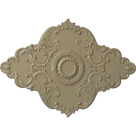 Ekena Millwork Piedmont Ceiling Medallion (Fits Canopies up to 6 1/2"), 67 1/8"W x 48 5/8"H x 1 7/8"P, Gobi Desert CM67PEGDF